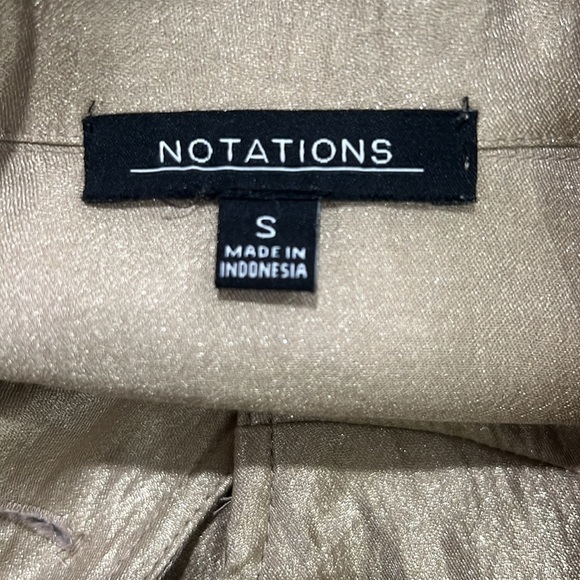 NOTATIONS gold metallic jacket - Picture 10 of 14